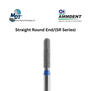 MDT FG Diamond Burs - Straight Round End (SR Series)
